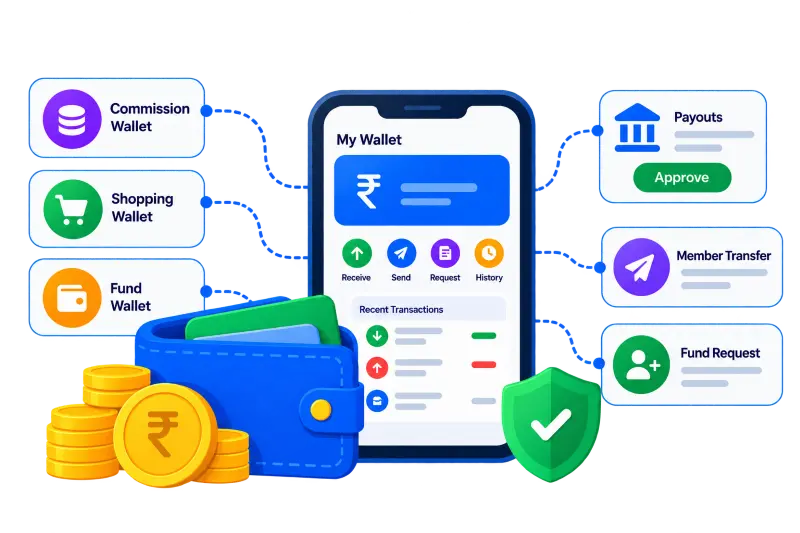 E-wallet and payouts preview